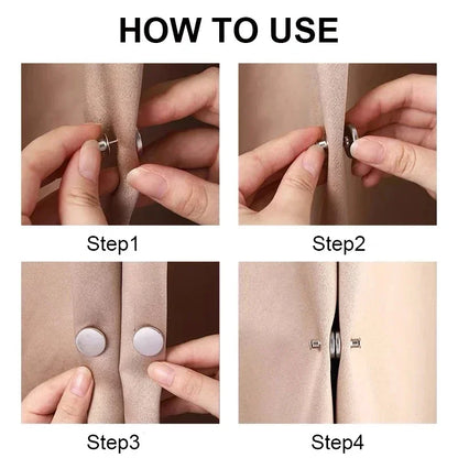 Magnetic Curtain Button Clips for Light Control by HitMyNeed