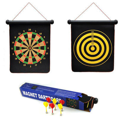 Magnetic Dart Board Set with 6 Safe-Tip Darts by HitMyNeed
