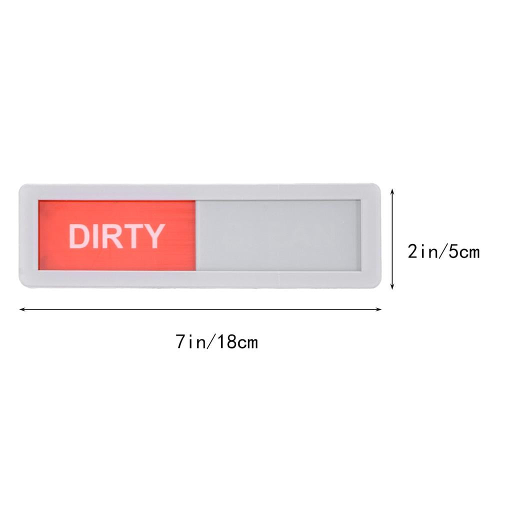 Magnetic Dishwasher Clean Dirty Sign Slider by HitMyNeed
