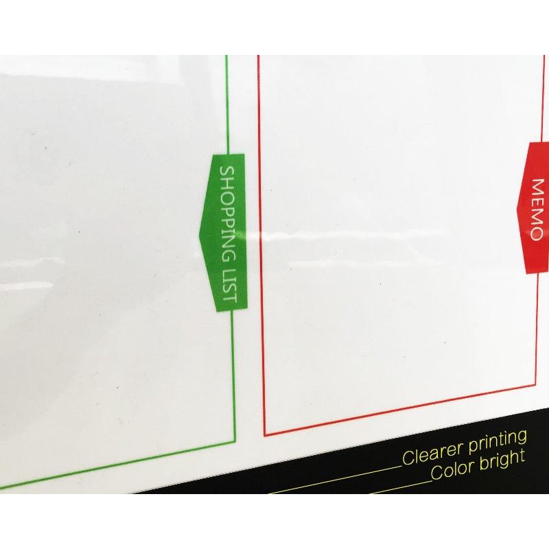 Magnetic Dry Erase Fridge Whiteboard with Accessories by HitMyNeed