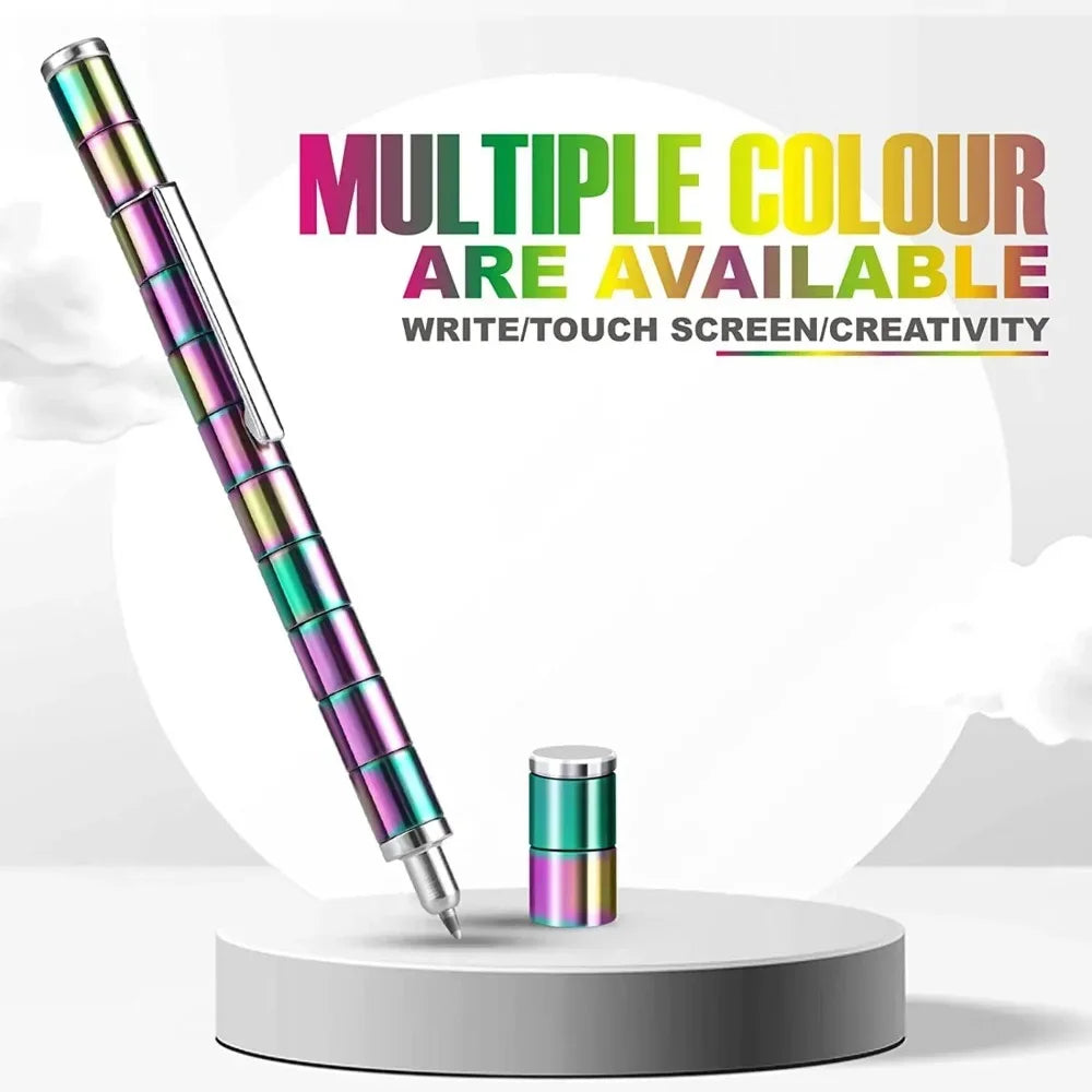 Magnetic Fidget Pen with Stylus for Stress Relief by HitMyNeed