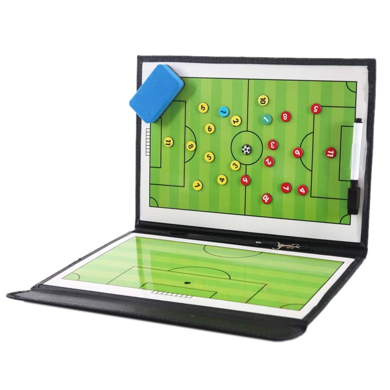 Magnetic Football Tactics Board with Leather Cover by HitMyNeed