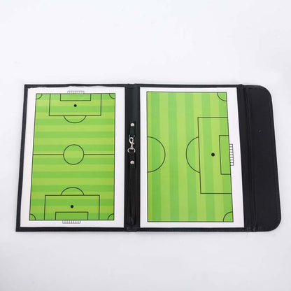Magnetic Football Tactics Board with Leather Cover by HitMyNeed
