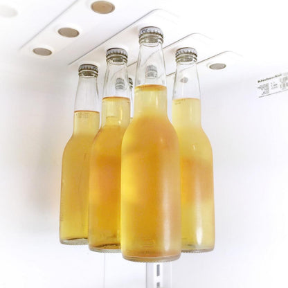 Magnetic Fridge Bottle Hanger Strips (Set of 2) by HitMyNeed