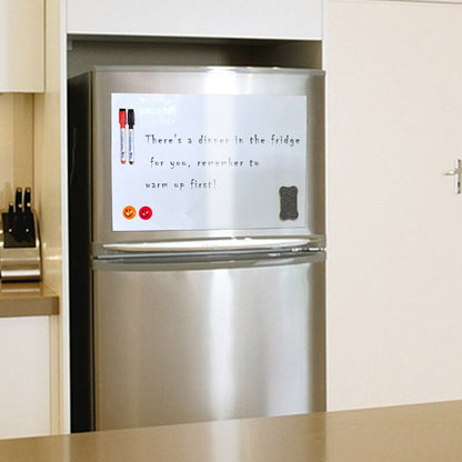 Magnetic Fridge Whiteboard with Pens & Accessories by HitMyNeed