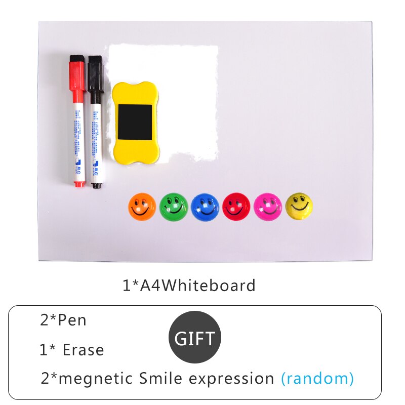 Magnetic Fridge Whiteboard with Pens & Accessories by HitMyNeed