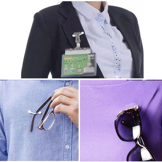 Magnetic Glasses Holder Clip for Clothing by HitMyNeed