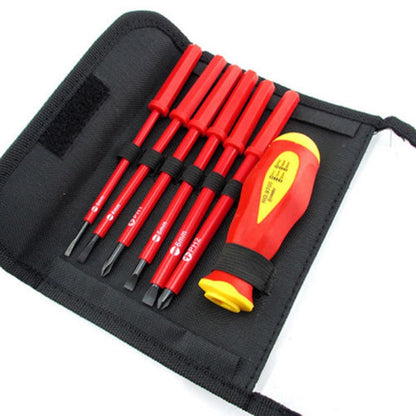 Magnetic Insulated Screwdriver Set, 7 Piece by HitMyNeed