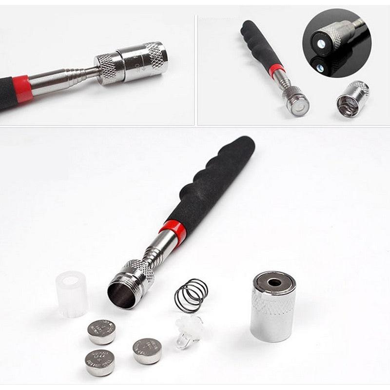 Magnetic LED Telescopic Pick-Up Tool 68cm Reach by HitMyNeed