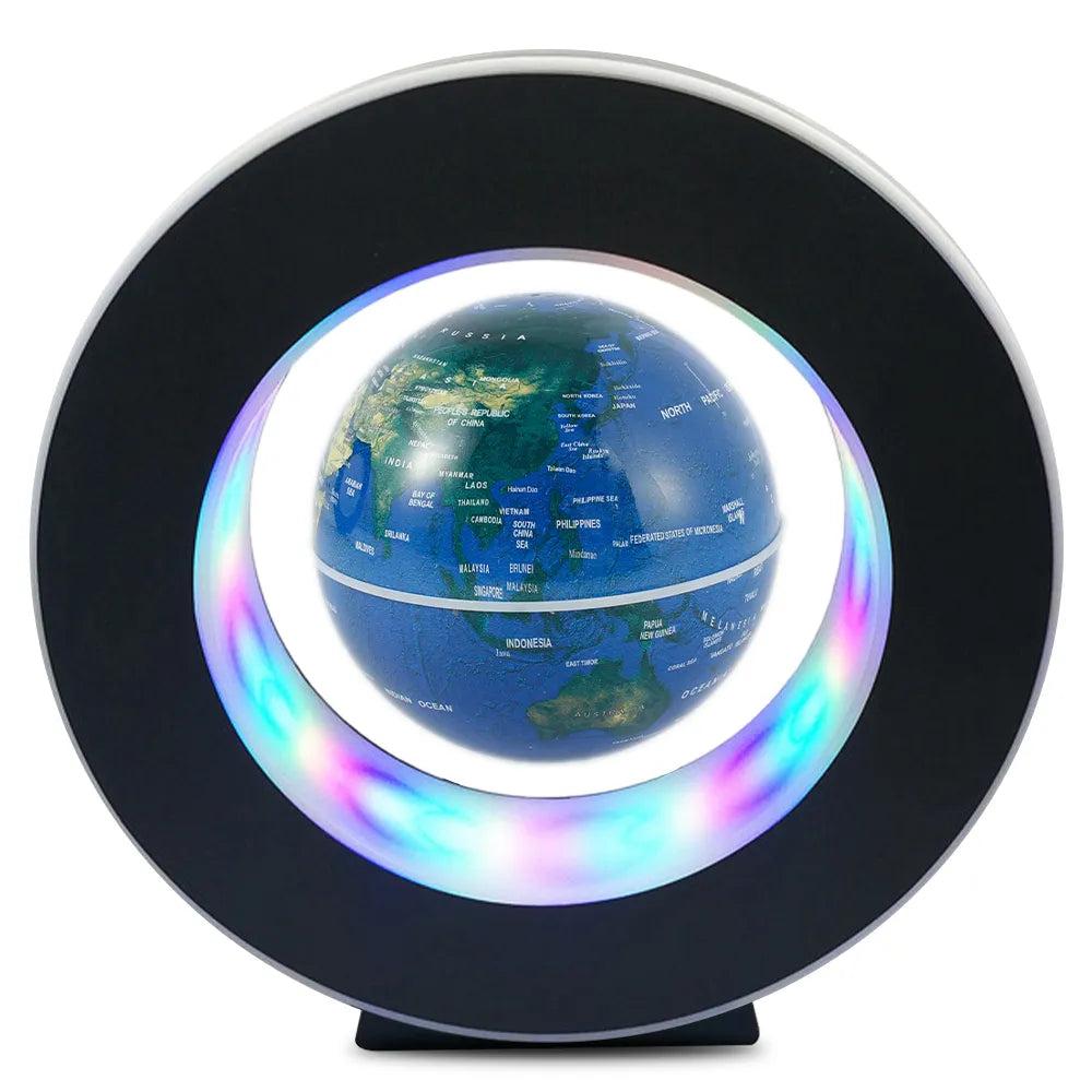 Magnetic Levitating Globe LED C-Shape Desk Lamp by HitMyNeed