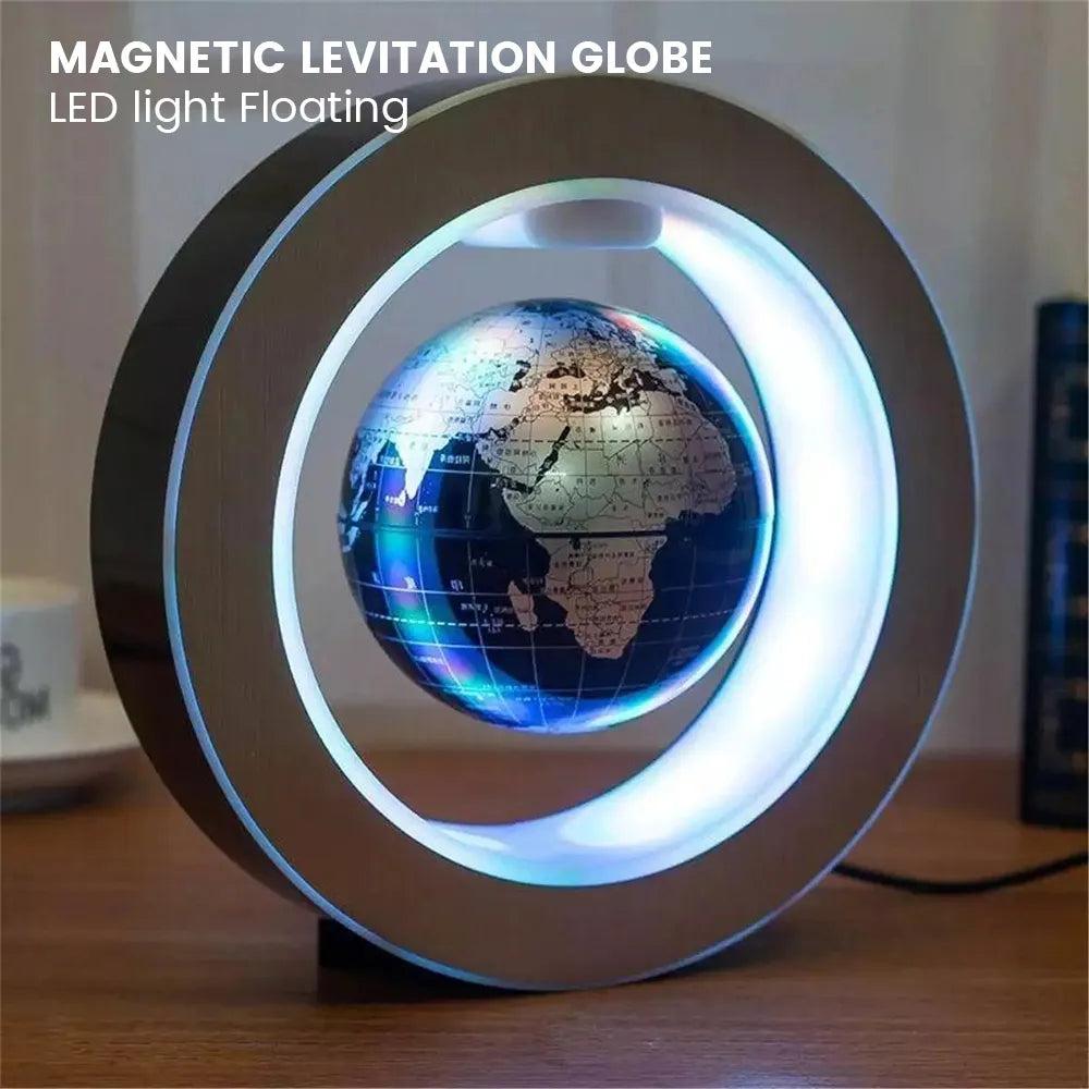 Magnetic Levitating Globe LED C-Shape Desk Lamp by HitMyNeed