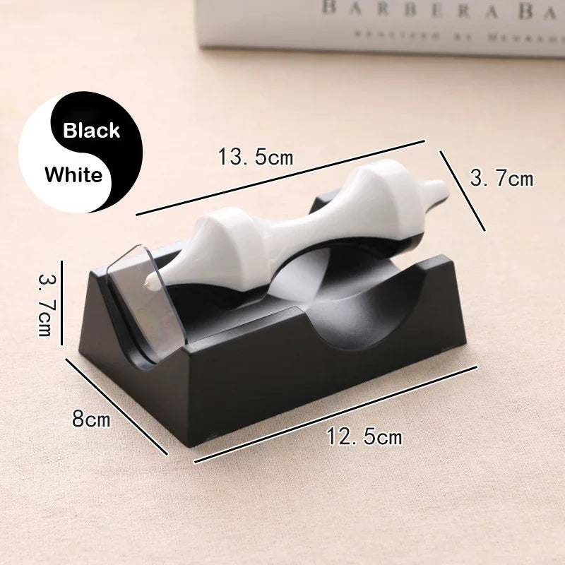 Magnetic Levitating Rotating Perpetual Motion Toy black-and-white by HitMyNeed