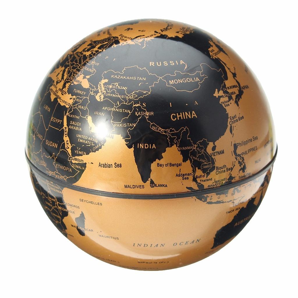Magnetic Levitation Globe with LED C-Shape Base by HitMyNeed