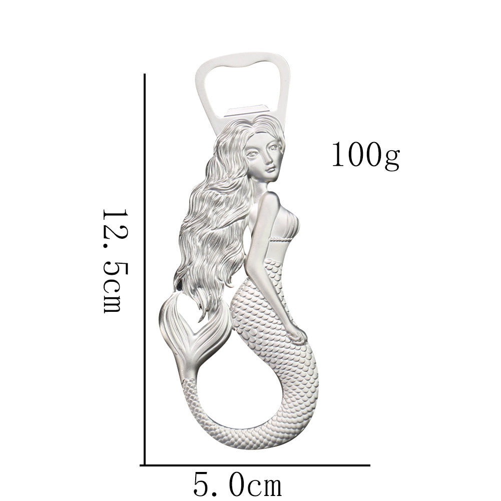 Magnetic Mermaid Bottle Opener for Fridge by HitMyNeed