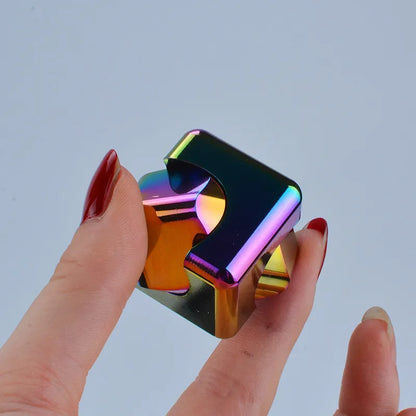 Magnetic Metal Fidget Cube Stress Relief Spinner by HitMyNeed