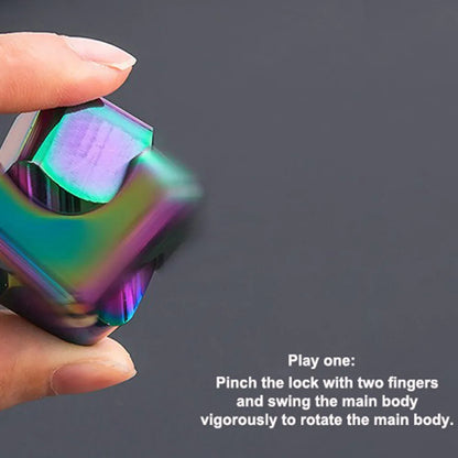 Magnetic Metal Fidget Cube Stress Relief Spinner by HitMyNeed