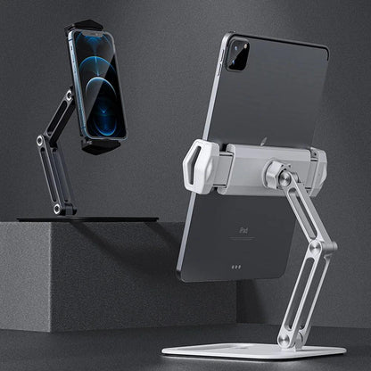 Magnetic Metal Tablet & Phone Stand Holder by HitMyNeed