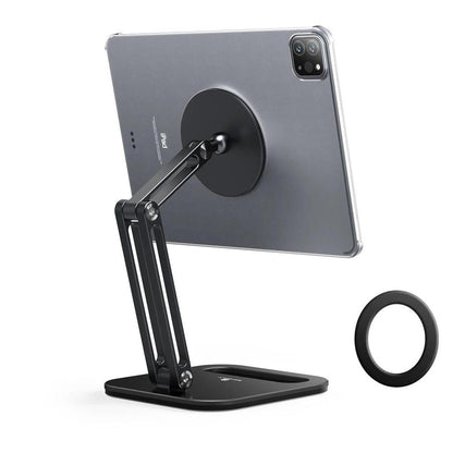 Magnetic Metal Tablet & Phone Stand Holder black-magnetic-type-193 by HitMyNeed