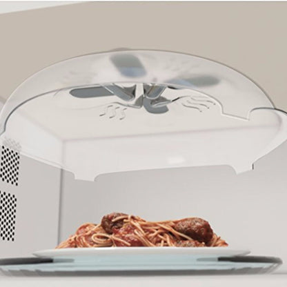 Magnetic Microwave Plate Cover with Steam Vents by HitMyNeed