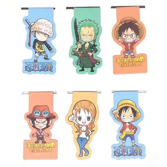 Magnetic One Piece Bookmarks Set of 6 by HitMyNeed