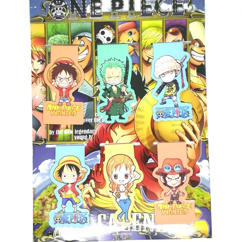 Magnetic One Piece Bookmarks Set of 6 by HitMyNeed