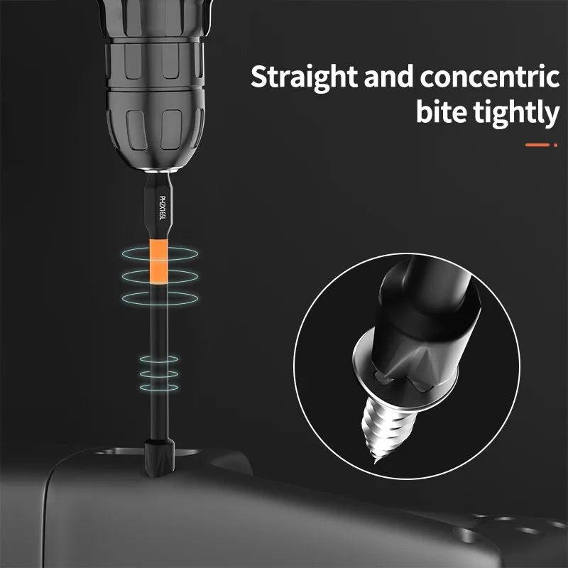 Magnetic Phillips Screwdriver Bits S2 Steel, 6‑Piece Set by HitMyNeed