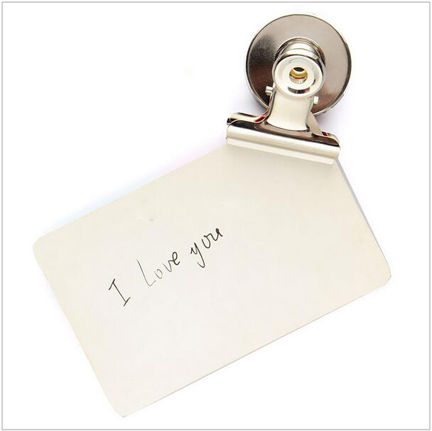 Magnetic Refrigerator Note Clamps, Silver (Set of 5) by HitMyNeed