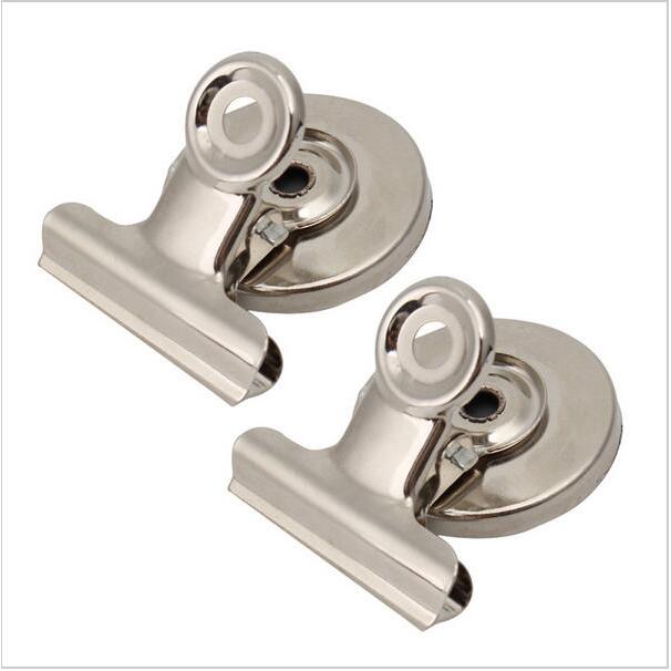 Magnetic Refrigerator Note Clamps, Silver (Set of 5) by HitMyNeed