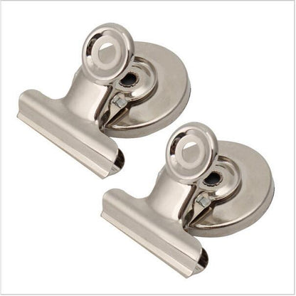 Magnetic Refrigerator Note Clamps, Silver (Set of 5) by HitMyNeed