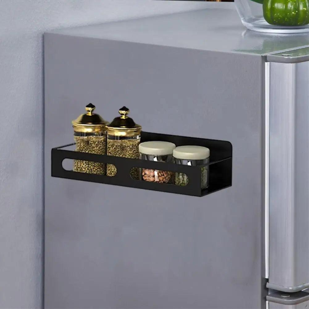 Magnetic Refrigerator Shelf Rack for Kitchen & Bath by HitMyNeed