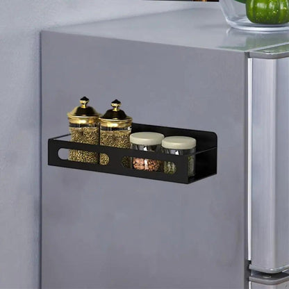 Magnetic Refrigerator Shelf Rack for Kitchen & Bath by HitMyNeed