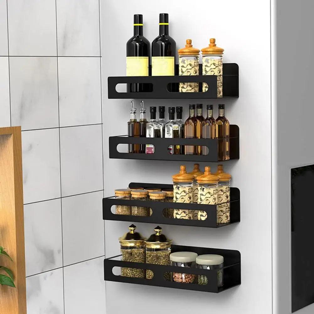 Magnetic Refrigerator Shelf Rack for Kitchen & Bath by HitMyNeed
