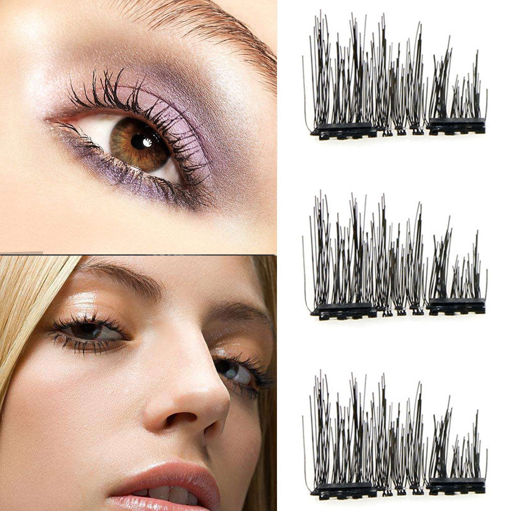 Magnetic Reusable Lashes 8-Piece Set with Tweezers by HitMyNeed