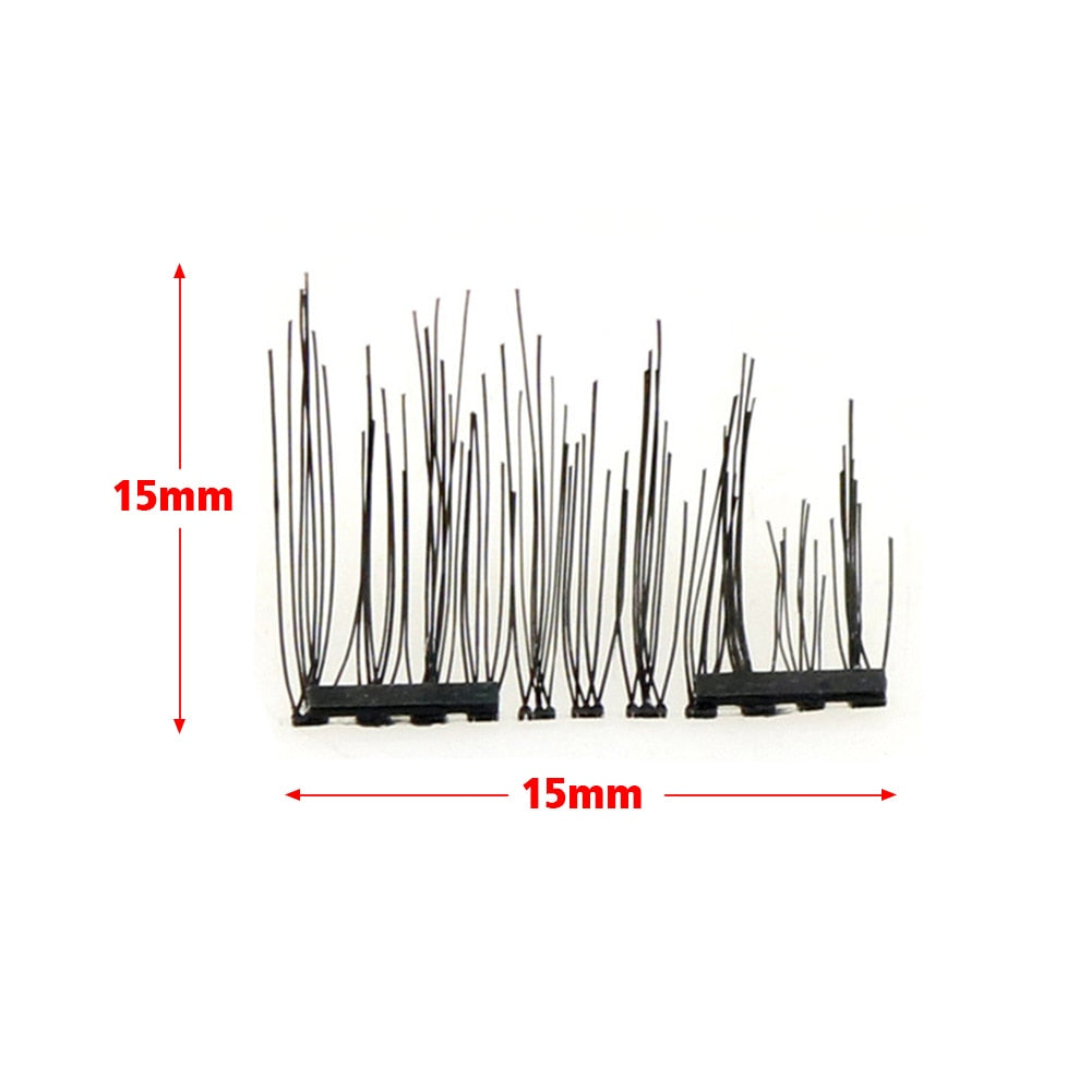 Magnetic Reusable Lashes 8-Piece Set with Tweezers by HitMyNeed