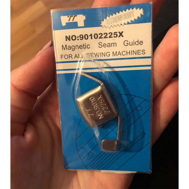 Magnetic Seam Guide for Sewing Machines by HitMyNeed