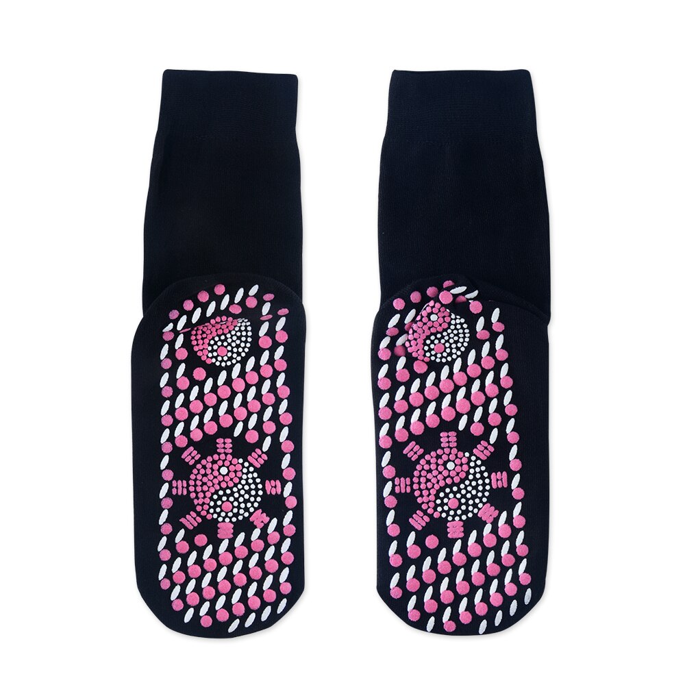 Magnetic Self-Heating Tourmaline Socks (2 Pairs) by HitMyNeed