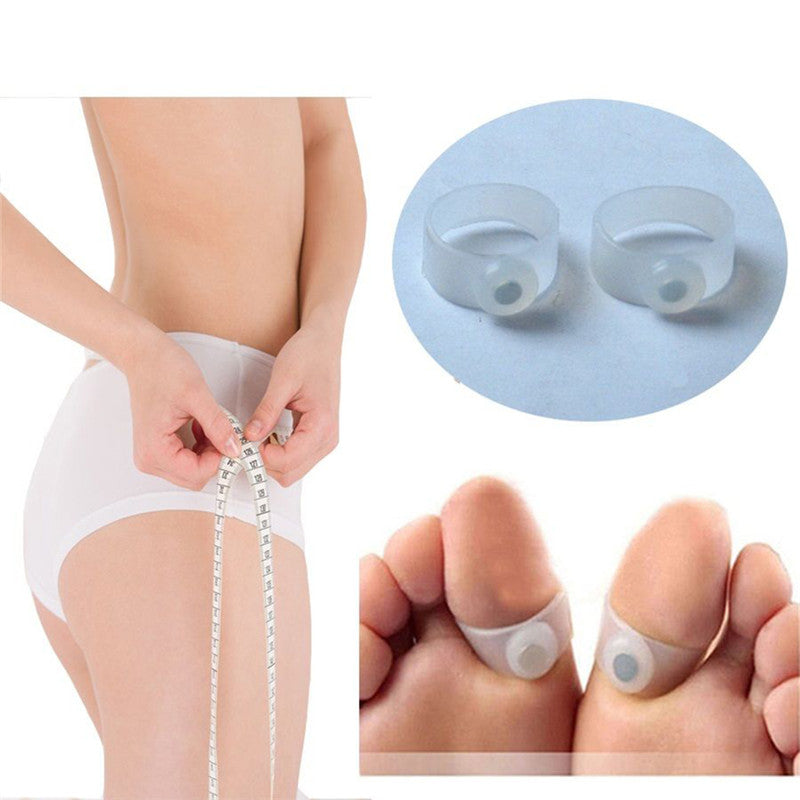 Magnetic Silicone Toe Rings for Weight Management by HitMyNeed