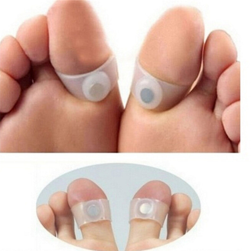 Magnetic Silicone Toe Rings for Weight Management by HitMyNeed