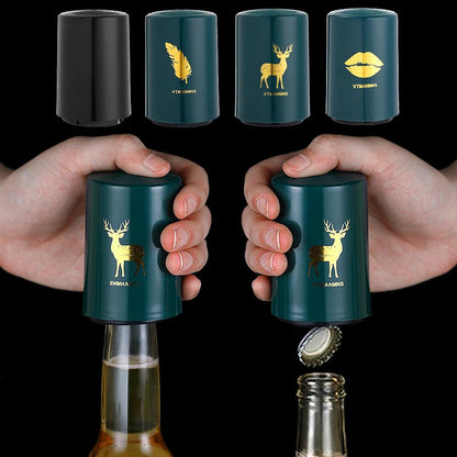 Magnetic Stainless Steel Automatic Beer Bottle Opener by HitMyNeed
