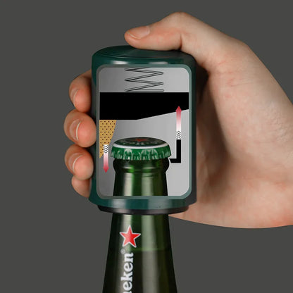 Magnetic Stainless Steel Automatic Beer Bottle Opener by HitMyNeed