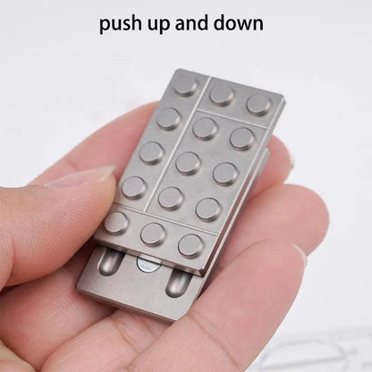 Magnetic Stainless Steel Push Slider Fidget Toy by HitMyNeed