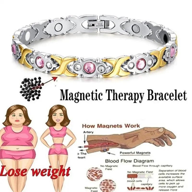 Magnetic Therapy Bracelet for Pain & Fatigue Relief by HitMyNeed