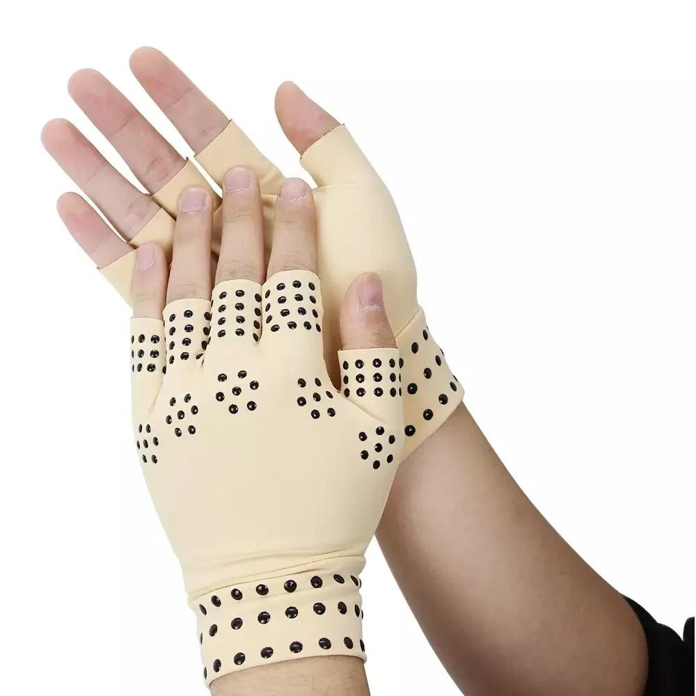 Magnetic Therapy Fingerless Compression Gloves by HitMyNeed