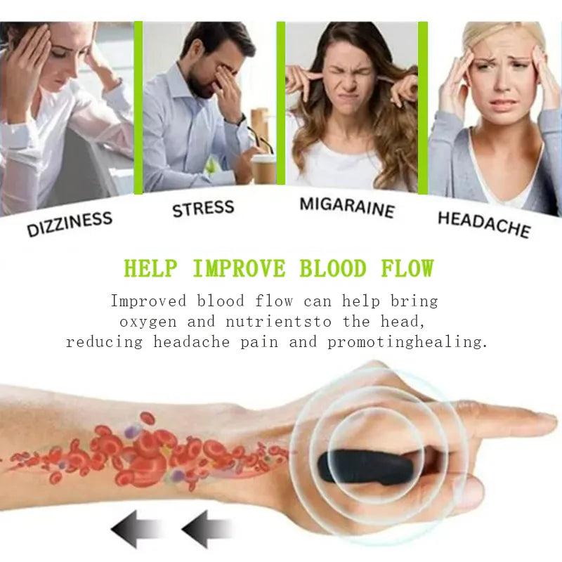 Magnetic Thumb Acupressure Clip for Relaxation by HitMyNeed