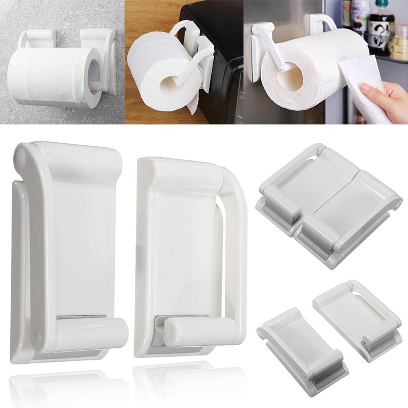 Magnetic Towel & Paper Roll Holder Set (2 pcs) by HitMyNeed