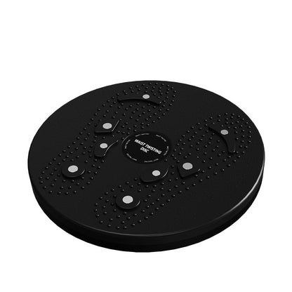 Magnetic Waist Twisting Disc Fitness Balance Board black by HitMyNeed