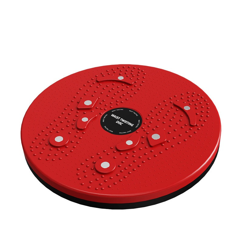 Magnetic Waist Twisting Disc Fitness Balance Board red by HitMyNeed