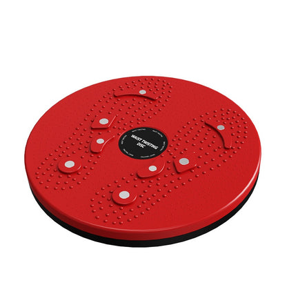 Magnetic Waist Twisting Disc Fitness Balance Board red by HitMyNeed