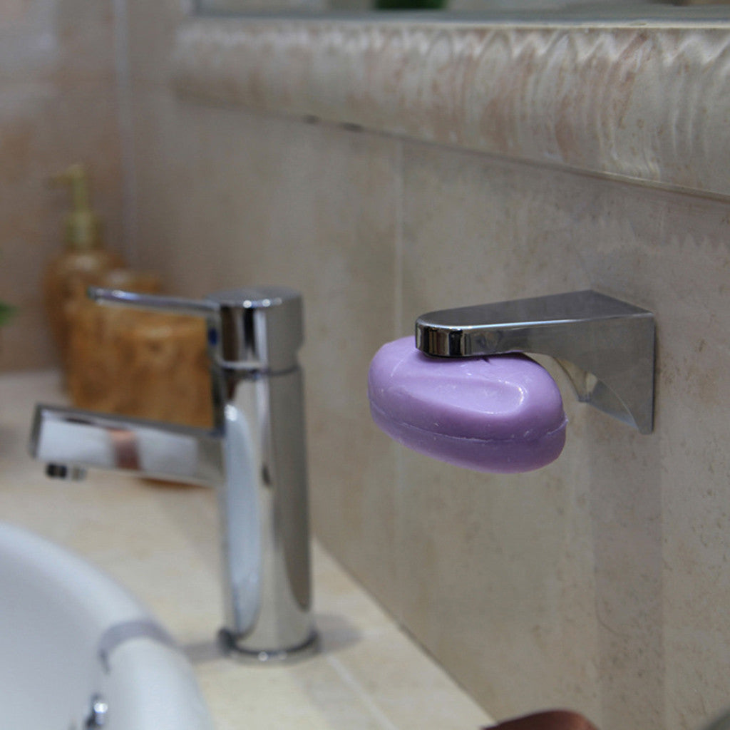 Magnetic Wall-Mounted Soap Holder Dish by HitMyNeed