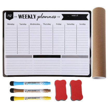 Magnetic Weekly Wall Planner Whiteboard 30 x 40cm by HitMyNeed